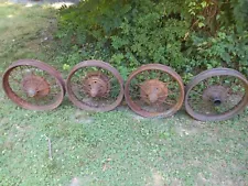 Ford Model T Wire Wheels Set Of 4