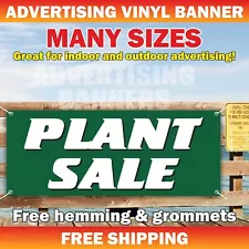 PLANT SALE Advertising Banner Vinyl Mesh Sign Seeds flowers vegetable garden