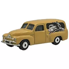 Loose 2000 Matchbox FJ Holden Panel Van Beige Surfer Graphics Beach