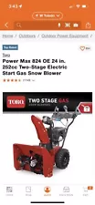 1 Year Old Snow Blower! Used 3 Times!