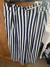 zara cropped trousers latge **on trend stripe crop check my owge lots for sale**