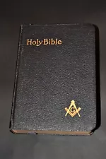 Holy Bible With Masonic Helps By Oxford 1928 Freemasonry Lodge Vintage