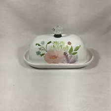 Dolly Parton Butter Dish Cottage Core Spring Floral