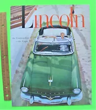 1953 LINCOLN GIANT PRESTIGE 20-pg CATALOG Brochure CONVERTIBLE Cosmo CAPRI Coupe