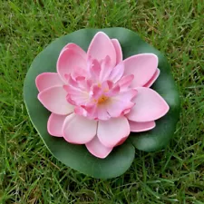 8 Pcs Lily Pads for Ponds Artificial Lotus Exquisite Appearance Decor Pool