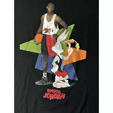 Nike Hare Jordan Retro 7 Shirt Michael Jordan Bugs Bunny Space Jam Size Small