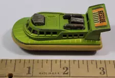 Green Rescue Hovercraft Air Boat Matchbox Rare Vintage