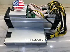 Bitmain S9 13.5TH/s ANT ASIC MINER + PSU Good Working Condition IN BOX, USA