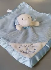 "Thank Heaven For Little Boys." Elephant Security Blanket. Rattle 14"x14"