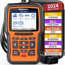 FOXWELL NT510 Elite OBD2 Scanner Fit For BMW Full System SRS DPF TPMS Reset Tool