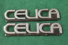 1976 1977 Toyota CELICA Plastic Emblem SET Missing Some Pins