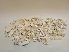 Bulk Lot Of 2+ Lbs Loose White Lego Parts & Pieces- Bricks, Tiles, Plates