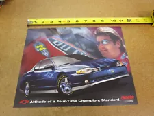 2003 Chevrolet Monte Carlo SS Jeff Gordon NASCAR sales SHEET brochure ORIGINAL