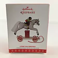 Hallmark Keepsake Christmas Tree Ornament 2017 A Pony For Christmas #20 New