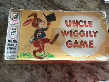 Vintage 1961 "Uncle Wiggly" Board Game for children 5-9 - fair condition