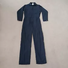 Nomex Work Uniform Adults 38R Navy Blue Long Sleeve Work Nomex IIIA Jumpsuit