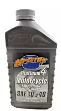 Spectro Platinum 4 Motorcycle full Synthetic Oil SAE10 w 40 1 litre 1.05qt