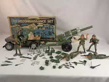 RARE Vintage MARX Toys Military Reconnaissance Set #877 - Near Mint!!