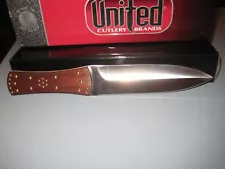 United Cutlery 1440 Stiletto Dagger Fixed 7" & Beaded Sheath