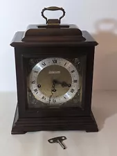 Seth Thomas 8-Day Legacy 3W Mantel Table Chime Clock w/ Key Mantle