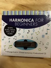 Harmonica for Beginners by Music Sales (2012, Kit) New Sealed