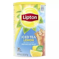 Powdered Mix Iced Tea Mix For a Refreshing Cool Beverage Lemon Black Tea Sweeten