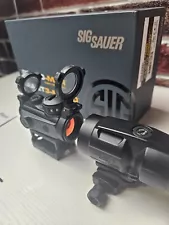 Sig Sauer ROMEO-MSR Combo 1x20mm Red Dot & Juliet3-Micro Magnifier - SORJ72001