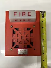 Vintage Honeywell Fire Alarm Horn/Strobe Cool!!! Tested And Works!!! 75 Db