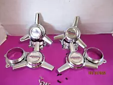 4 CAPS NEW AMERICAN RACING TORQ THRUST II 3 BAR SPINNERS VN615 WHEELS W/ARV