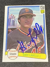 Gary Lavelle 1982 Donruss #60 San Francisco Giants Signed Auto Autographed Card