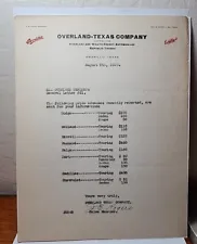 1920 Willys-Overland Motor Company Signed Price Advance Letter to Dealers RRP189