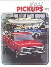 1975 FORD TRUCK SALES BROCHURE-F--100/F-150/F-250/F-350-4-WHEEL DRIVE-FULL COLOR