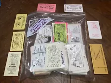 Vintage Some 80’s Tattoo Shop Business Card Lot : Some Rare