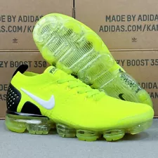 Men's Nike Air VaporMax Flyknit 2 Fluorescent Green Air Cushion shoes