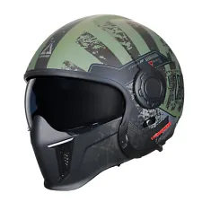 green motorcycle helmets for sale