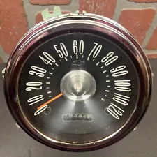 OEM GM 1959 1960 CHEVY Impala Bel Air Biscayne SPEEDOMETER GAUGE 0-120 RAT ROD