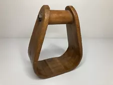 Vintage Primitive Wooden Horse Stirrup