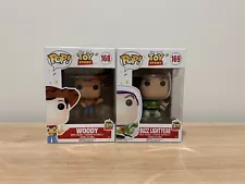 Bundle Of 2 x Toy Story Disney Pixar Funko Pop Vinyl - Buzz and Woody