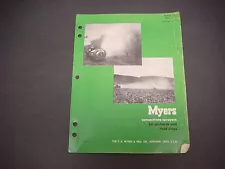 F.E. Myers Pump Co. Sale Brochure 1954 Concentrate Sprayers For Orchard M4253