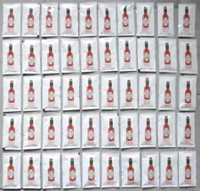 50 Tabasco Pepper Sauce Single Serve Package 3g/Pack Enough Spic For Every Taste