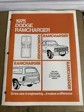 1974 Dodge Ramcharger 12-Page Original Dealer Brochure - Vintage Car Sales Catal