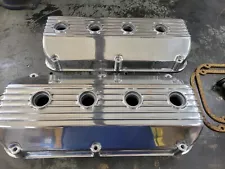 early hemi valve covers Finned Aluminum 354 331 392 With Tubes