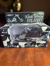 The Zakk Wylde Camo Chopper Diecast 357 Customs 1/18 Scale NIB