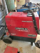 LINCOLN PRECISION TIG 225 TIG SINGLE PHASE 460V K 2533-2 WITH CART STAND