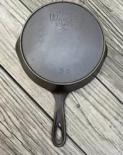 LEVEL RESTORED Wagner Ware # 5 C Cast Iron Skillet Heat Ring CAMPING READY2USE