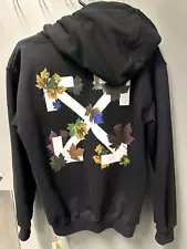 OFF-WHITE Leaves Arrows Sweatshirt Hoodie Sz L