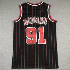 Unisex 4 Colors Dennis Chicago Throwback Jersey Rodman All Stitched