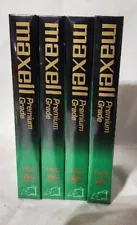 1 Per Sale MAXELL Premium Grade 8 Hour VHS Video Cassette Blank Tape T-160 NEW