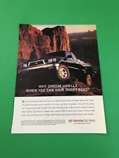 1995 1996 1997 TOYOTA TACOMA PICK UP TRUCK ORIGINAL PRINT AD ADVERTISEMENT