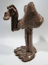 1970s Style Todd Warner Studio Art Pottery Sculpture Camel Whimsy